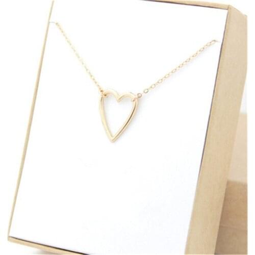 Europe And The United States Cross-Border Hollow Out Love Hearts Necklace Female Pendant