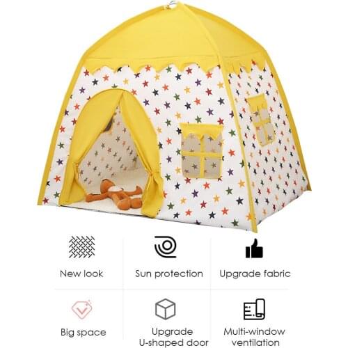 Princess Tent Girls Playhouse Kids Castle Play Tent For Children Indoor Outdoor Games 130100130cm Usefulness