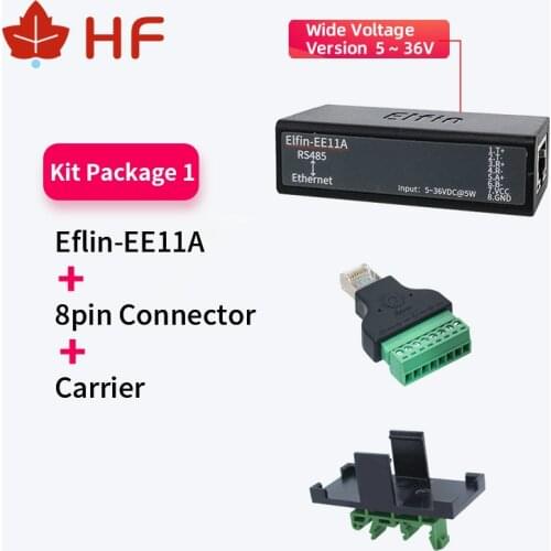 EE11A MINI RS485 serial server to Ethernet ModbusTCP serial to Ethernet RJ45 converter with embedded web server