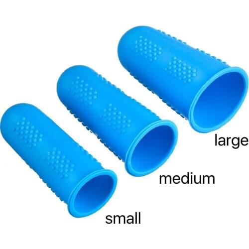 Rubber Thumb Finger Tips Protector Elastic Craft-work Anti-Burn Cot Scald-Proof