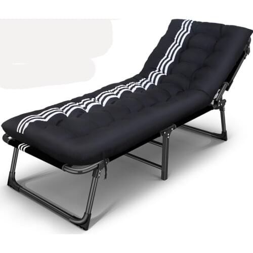 Folding Bed Single Office Simple Bed Lunch Break Recliner Portable Summer Cool Home Nap Artifact Bed