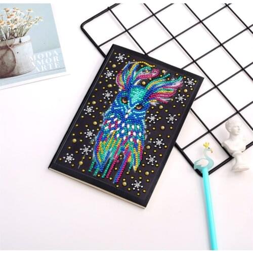 SNA New style 2020 Diamond Embroidery notebook Diary Book Sale DIY Crystal full drill diamond painting mosaic round rhinestone