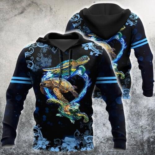 3D Hoodie Amazing Polynesian Turtle With Plumeria Flowers For Men/Women Sweatshirt Spring Casual Pullover Zipper Streetwear