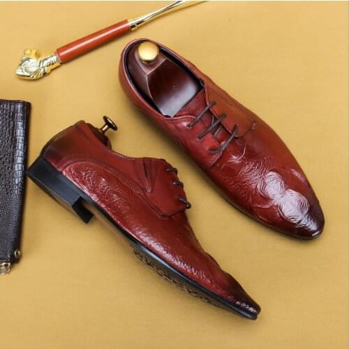 Sipriks Mens Leather Casual Shoes Burgundy Black Wedding Formal Tuxedo Shoe Italian Custom Gentleman Gents Suits Dress Flats 46