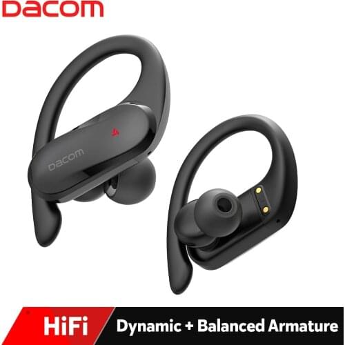 DACOM Athlete TWS Pro Bluetooth Earbuds for Sports Hybrid Driver Earphones True Wireless Stereo Headphones HiFi Waterproof