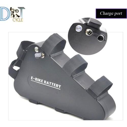 High power e-mtb 1000W 1500W 48V 20Ah 52V 28Ah 60V 20Ah jumbo triangle case battery with 40A BMS trianlge battery for mtb bike