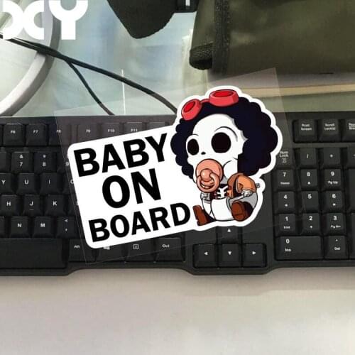 High Quality Stickers For Car Accessories Car Styling Motorcycle Stickers Decals BABY ON BOARD Waterproof Reflective Stickers