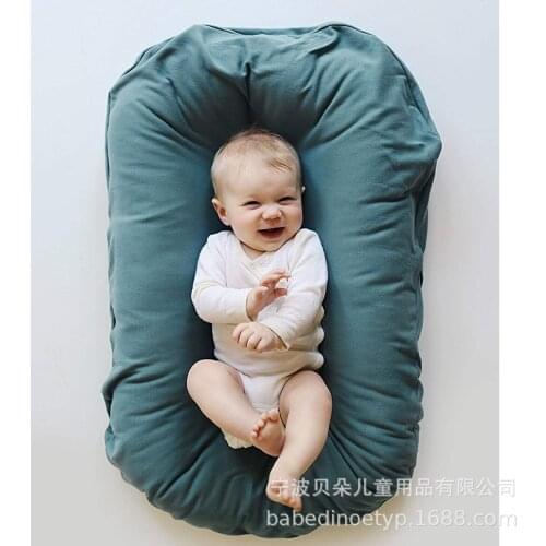 INS explosion model cotton baby uterus bionic bed portable removable and washable newborn bed in bed