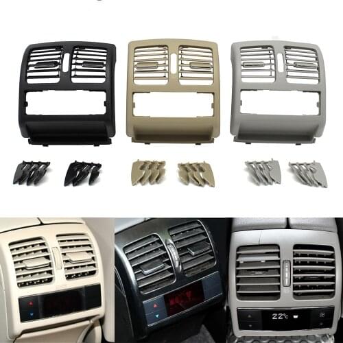 Car Rear Centra Console AC Air Vent Grille Outlet Panel Cover For Mercedes Benz C W204 W207 E Class C180 200 220 230 260 300 350