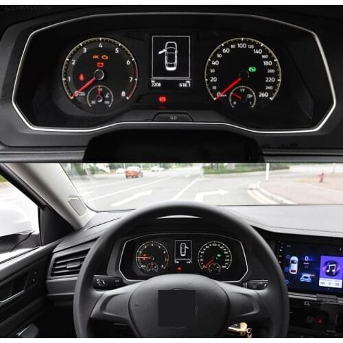 Car TPU Instrument Panel Tempered Film Screen Protective Film Screen Protector For Volkswagen VW Jetta MK7 2019 2020 2021