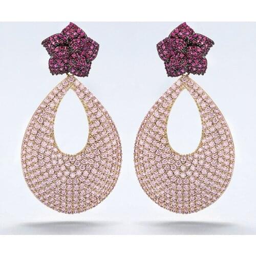 Micro-Inlaid Zircon Fashion Earrings For Women