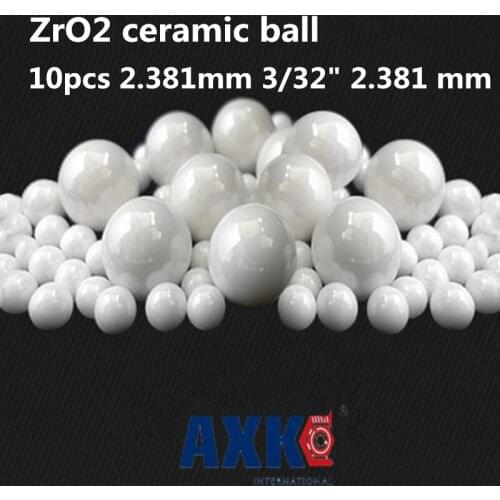 2019 Sale Free Shipping 10pcs 2.381mm 3/32" 2.381 Mm Zro2 Ceramic Balls Zirconia Used In Bearing/pump/linear Slider/valvs G5