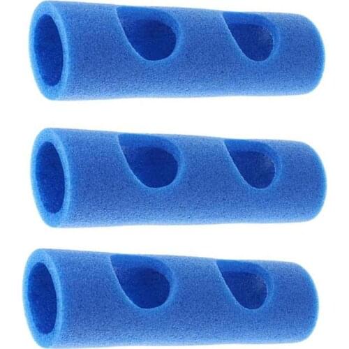 3 Pcs Swimming Pole Connector EPE 2 Cross Holes Swimming Noodle Connector Pool Noodle Swimming Noodle Foam Stick Connector