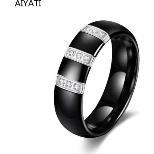 Кольца с фианитами для женщин Aiyati China At AliExpress