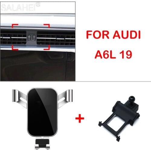 Car Mobile Phone holder Gravity Navigation Bracket Gps Stand Bracket For Audi A6 A7 2019 2020 Car Styling Interior Accessories