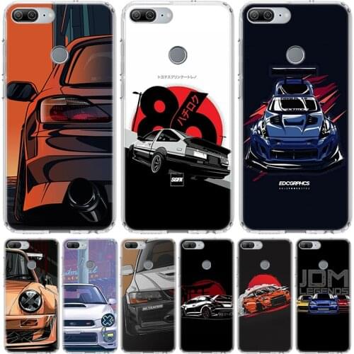 Cool Sports Car Comic Phone Case for Huawei Honor 10 9 20 7A 7X 8A 8S 8X 9X Lite Pro Y5 Y6 Y7 Y9S 2019 10i 20i Coque Cover