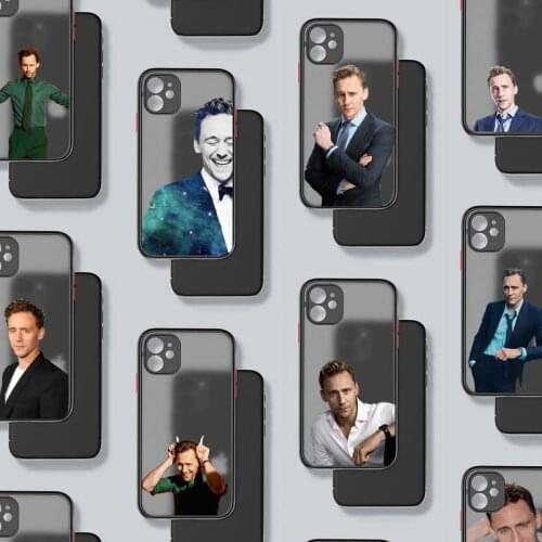 Tom Hiddlestons famous actor Phone Case For iphone 12 11 8 7 plus mini x xs xr pro max matte transparent cover