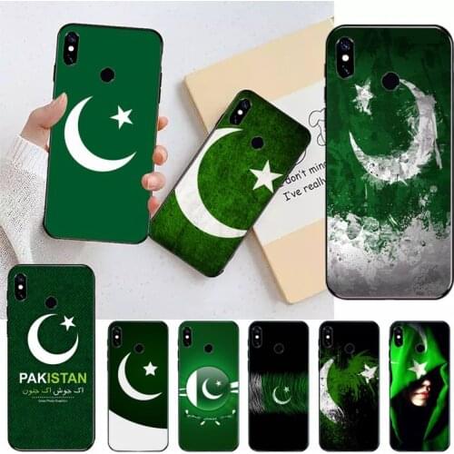 Pakistan Flag Banner Moon pattern Phone Case For Xiaomi Redmi note 7 8 9 t max3 s 10 pro lite coque funda shell cover