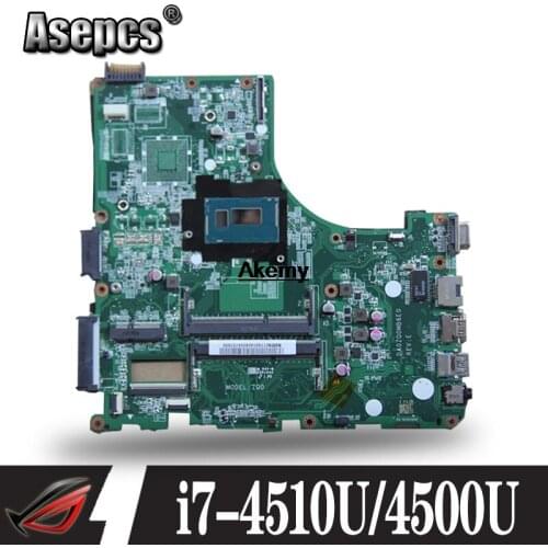 For Acer V3-472 E5-471 E5-471G V3-472P Laptop motherboard DA0ZQ0MB6E0 with i7-4510U/4500U CPU Onboard 100% fully work perfect