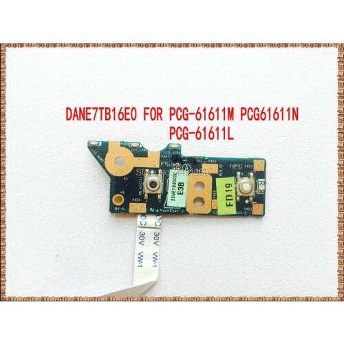 For SONY VPCEE VPCEE3WFX board With Cable DANE7TB16E0 Power Button Board PCG-61611M PGC-61611N PCG-6161L Full Tested