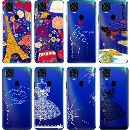 For ZTE Blade V2020 6.53" Case Luxury TPU Silicone Cases for ZTE Blade V2020 Phone Back Cover for ZTE Blade V 2020 Funda Coque