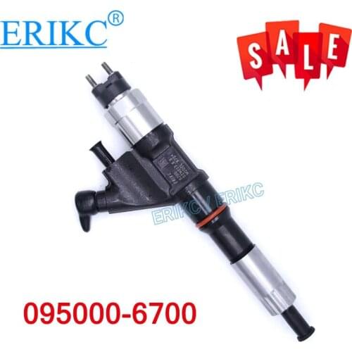 ERIKC 095000-6700 R61540080017A High-speed Steel Fuel Injector 6700 Diesel Engine Common Rail Injection 0950006700 For TOYOTA