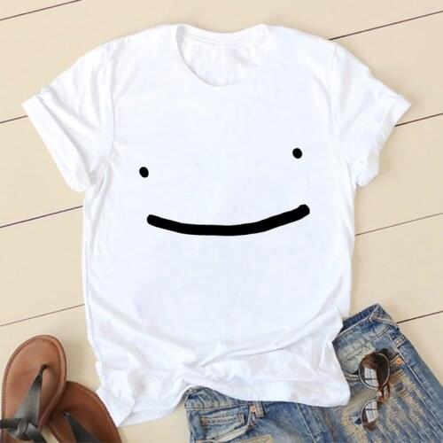 Kawaii Dream Smp Smile T-Shirt Men Shirts Harajuku Tee T Shirt Hip Hop Unisex Manga Anime Summer Tshirt Streetwear Tshirts