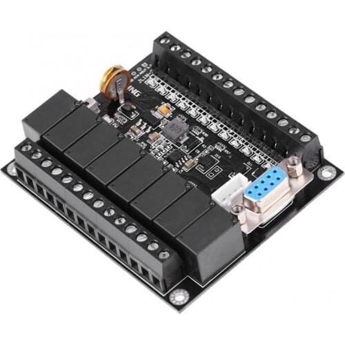 PLC Regulator Programmable Logic Controller DC 24V FX1N-20MR Industrial Control Board Programmable Logic Controller