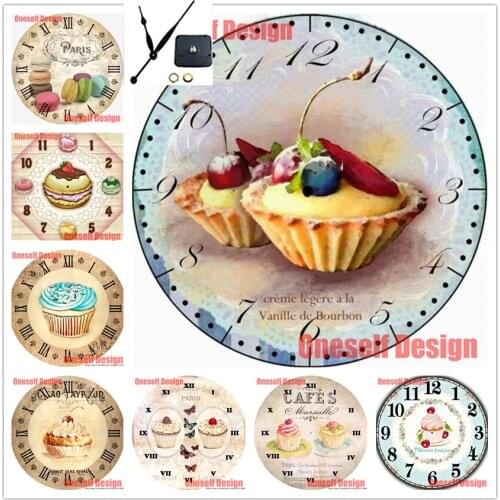 2020 top popular 5d diamond embroidery with clock sweet 5d diamond mosaic sale rhinestone pictures decoration home wall sticker