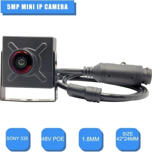 HD 5MP POE IP Camera SONY IMX335 Sensor H.265 P2P Onvif Wide Angle Indoor Small Audio Surveillance Video Security IP Camcorder
