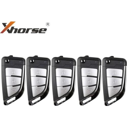 Lockartist VVDI Remote Xhorse XKKF21EN Wired Universal for B-MW type 3 Buttons Remote Key for VVDI Key Tool/VVDI2 5pcs/lot