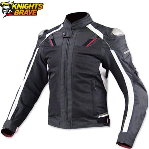 Men Motorcycle Jacket Summer Breathable Mesh Moto Motocross Jacket Protective Gear Motorbike Clothing Chaqueta Moto Verano