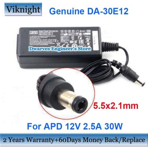 Genuine APD 12V 2.5A 30W DA-30E12 DA-48Q12 770375-31L AC Power Adapter for DELL WYSE E03 SERIES NAS SYNOLOGY Charger