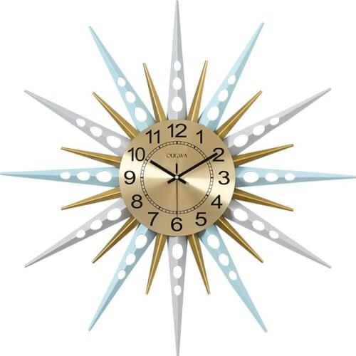 Luxury Nordic Wall Clock Art Large Modern Design Silent Creative Living Room Wall Clock Personality Home Decoration New DL60WC