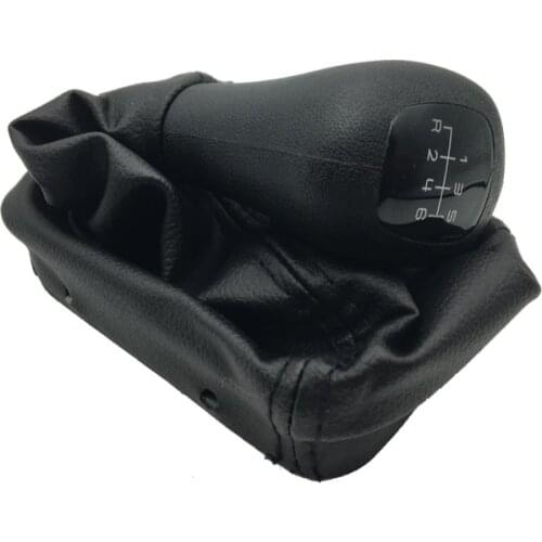 5 6 Speed Car Shift Gear Knobs With Gaitor For Mercedes Benz W202 C W208 CLK (97-03) W210 E (95-03) avantgarde classic esprit