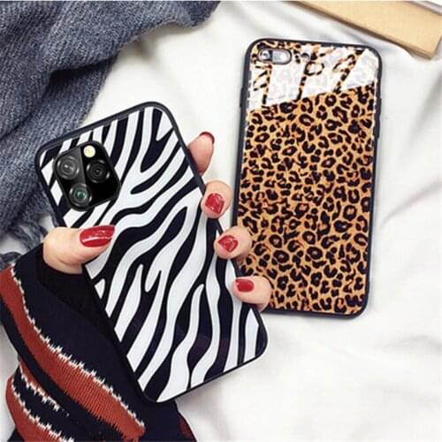 BONVAN Glass Case For Xiaomi Mi 10 10t Lite 11 Pro Ultra Hard Cover For Xiaomi Mi 10s 11i Zebra Couqe Capa