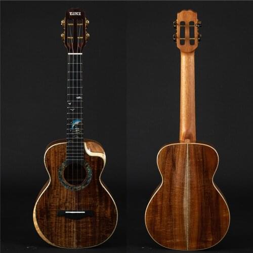 TT-03 , tenor TIKI brand ukuleles, solid koa wood ukulele