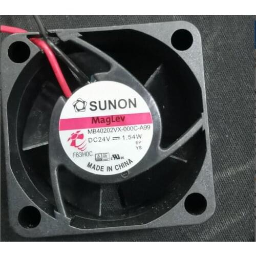Zyvpee 40x40x20mm MB40202VX-000C-A99 4cm 12V 1.54W MB40201VX-000C-A99 40mm 1.38W 2Wire 4020 Cooling Fan