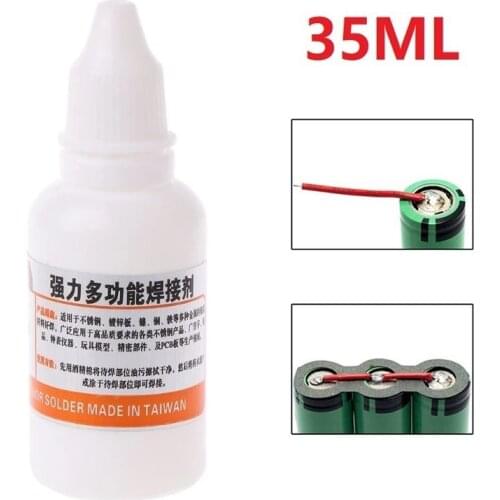 1PC 20ml 35ml 50ml Stainless Steel Liquid Flux Soldering Non-toxic Copper HWY-800 Paste Flux Liquid Solders Tool Quick Welding