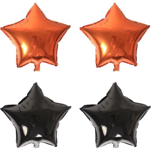 18inch Black Stars Halloween decoration Balloons foil balloons Celebration Party Decorate Balloon halloween decoracion