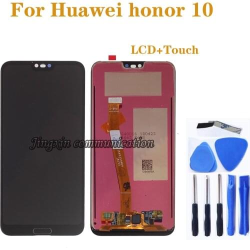 5.84" New LCD For Huawei Honor 10 Full LCD Display+Touch Screen DIgitizer Assembly for honor10 bkl-l04 Repair parts