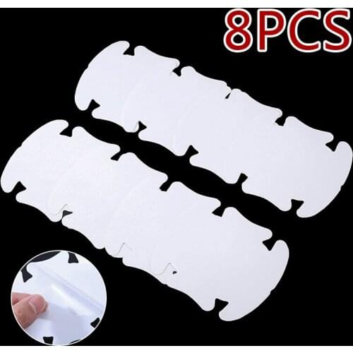 8pcs Transparent Car Door Handle Anti-Scratch Protective Film Invisible Protective Film Sticker Universal for Car