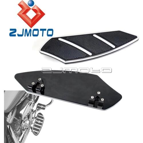 Motorcycle Billet Aluminum Front Floorboard Custom For Harley Touring Road King Softail 1984-2015 Passenger Foot Board Footboard