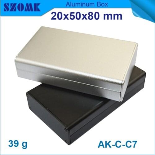 10pcs/lot beauty and small power aluminium cabinet distribution box for controller with smooth surface 20x50x80mm