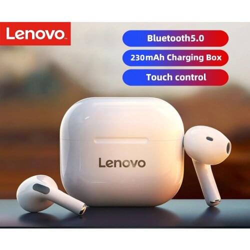 Original Lenovo LP40 wireless Headphones TWS Bluetooth Earphones Touch Control Sport Headset Stereo Earbuds For Phone Android