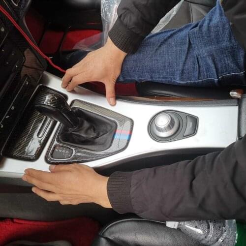 Center Console Gear Shift Frame Car Accessories for 3 Series E90 2005-2012 Left Hand Drive