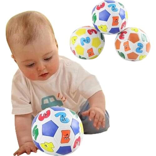 Children Kids Educational Toy Baby Learning Colors Number Rubber Ball Plaything 88 AN88
