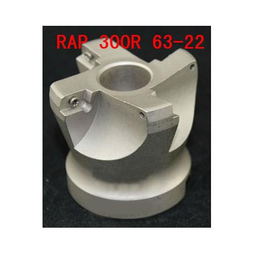 Free Shiping RAP 300R 63-22-4T 75 Degree High Positive Face Mill Cutting Diameter For APMT1135 inserts