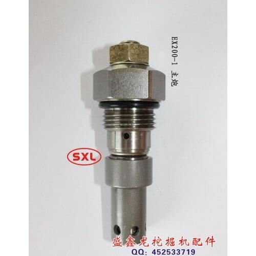 Hitachi EX200-1 excavator fittings main gun main relief valve
