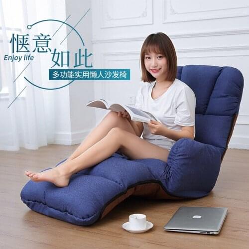 Lazy sofa bed floating window balcony bedroom leisure armrest lounge chair single person small tatami couches for living room